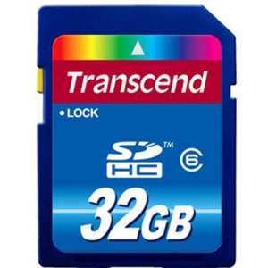   New Transcend Transcend 32gb Sdhc Memory Card Class 6