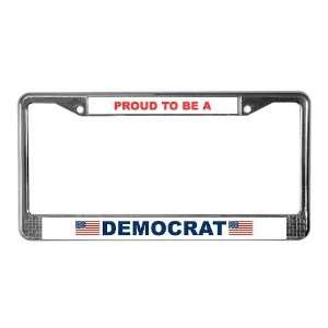 Democrat License Frame Democrat License Plate Frame by  