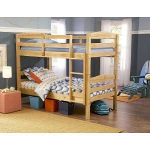  Brandon Pine Bunk Bed in Natural By Homelegance