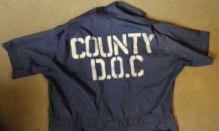 Kitsap County Department of Corrections Inmate Jumpsuit  