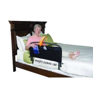30 Pivoting Safety Bed Rail With Padded Pouch, sfty Bed Rail W Padded 