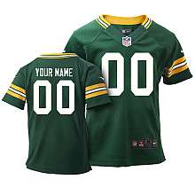 Boys Nike Green Bay Packers Customized Game Team Color Jersey (4 7 
