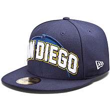 Mens New Era San Diego Chargers Draft 59FIFTY® Structured Fitted Hat 
