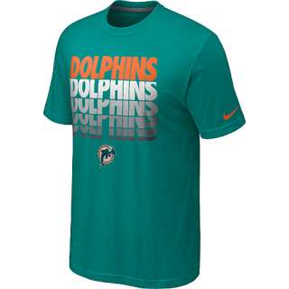 Miami Dolphins Tees Nike Miami Dolphins Blockbuster T Shirt