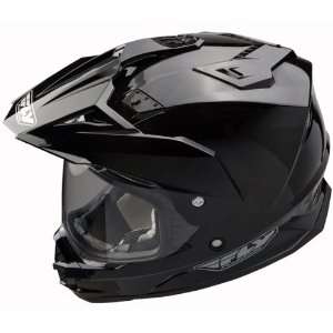  Fly Racing Trekker Black Helmet   Color  Black   Size 