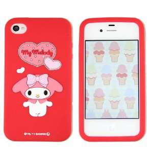  Hello Kitty Silicon Case Cover for Apple Iphone 4 4gs Red My Melody 
