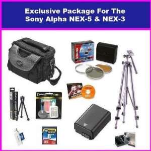 Accessory Package For The Sony Alpha NEX 3 & Sony Alpha NEX 5 Package 