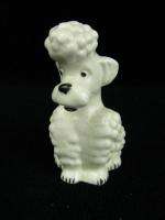 Vintage Goebel Ceramic White Poodle Dog Figurine Animal Germany  