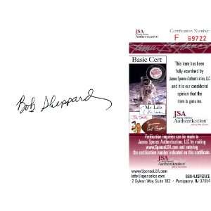 Bob Sheppard Autographed 3x5 Card (James Spence)   Sports Memorabilia 