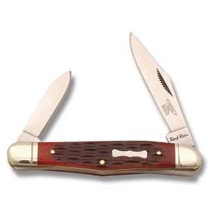  Rough Rider Knives 569 Half Whittler Pocket Knife with Red 