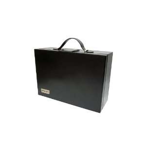  23x33 Centimeter Black Briefcase Tallit Bag with Metal 