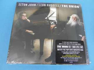 ELTON JOHN & LEON RUSSELL   THE UNION CD & DVD $2.99S&H  