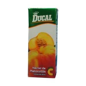 Ducal Tetrapack Peach Juice 6.8 oz   Jugo De Melocoton  