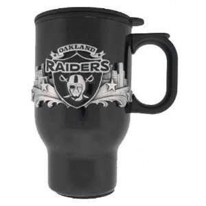  Oakland Raiders Black Travel Mug