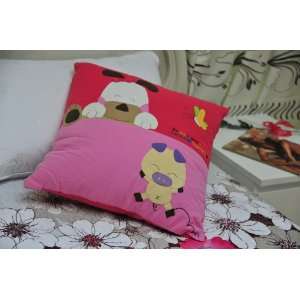  Happy Rini Patch Work Kids Pillow 1 Piece Square Small Size 