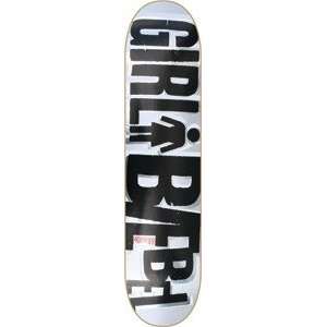  Girl Brandon Biebel Big Girl #7 Skateboard Deck   7.87 x 