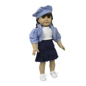    American Girl Doll Clothes Navy Blue Skirt Outfit Toys & Games