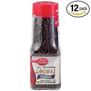 Cake Mate Chocolate Decors, 1.75 Ounce Bottles (Pack of 12)