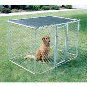  Chain Link Portable Kennel   6 x 6 x 4