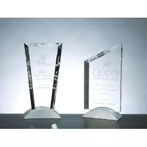  Optical Crystal Vision Award with Aluminum Base