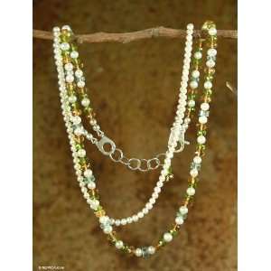  Pearl and citrine necklace, Glorious Summer Jewelry