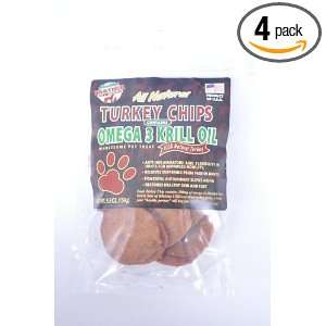 Healthy Partner Pet Snacks Turkey Chips with Krill, 5.5 Ounce (Pack of 