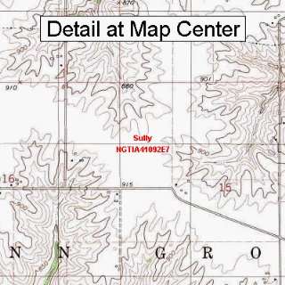   Quadrangle Map   Sully, Iowa (Folded/Waterproof)