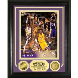   Angeles Lakers Kobe Bryant 2008 Nba Mvp 24 Karat Gold Coin Photomint