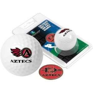  San Diego State Aztecs Logo Golf Ball and Ball Marker 