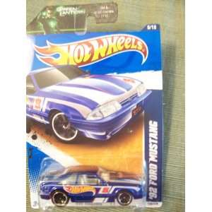  Hot Wheels 2011 HW Racing 92 Ford Mustang on Green 