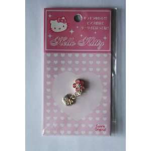  Hello Kitty Cell Phone Charm for iPhone iPod home button 