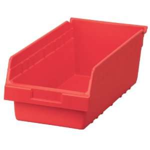 Akro Mils 30088 ShelfMax Plastic Nesting Shelf Bin Box, 18 Inch L by 8 