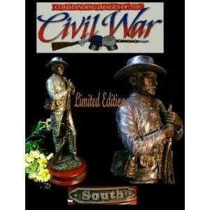  Large Limited Edition Civil War CONFEDERACY Statue Sports 