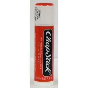 ChapStick Classic Strawberry Skin Protectant / Sunscreen SPF 4, 0.15 