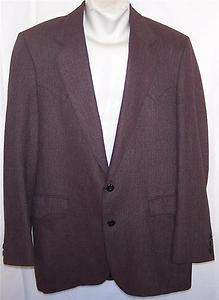   WESTERN PURPLE Wool Blend TWEED sport coat suit blazer jacket men