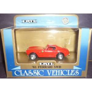  Classic Vehicles 61 Ferrari SWB 1/43 Scale Diecast . Toys & Games