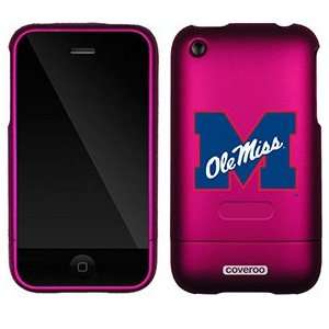  Univ of Mississippi Ole Miss M on AT&T iPhone 3G/3GS Case 