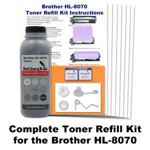  Brother HL 8070 Black Toner Refill Kit
