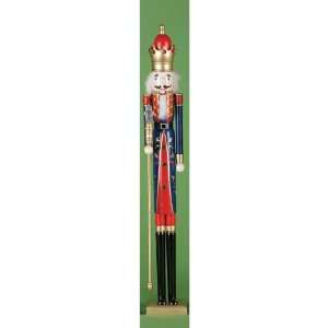   Wooden Nutcracker King Christmas Figure with Scepter