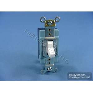  Eagle Electric White INDUSTRIAL Toggle Switch Single Pole 
