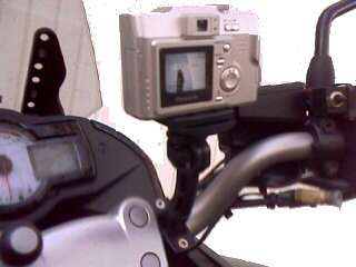 Kamerahalter Motorrad für Rohrlenker verstellbar  