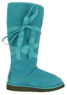 Neill Stiefel Boots Gr.32 Louise Girls blau Fell NEU  