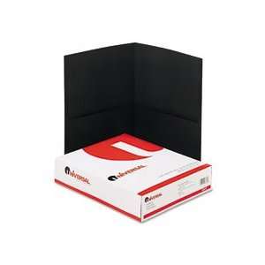  Universal® Two Pocket Portfolios with Leatherette Covers 