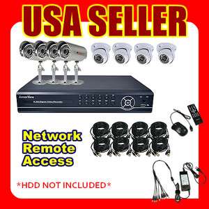 Channel Ch Complete Indoor & Outdoor CCTV Security Camera H.264 DVR 