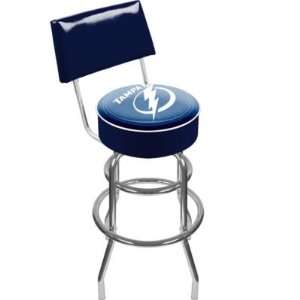  NHL Tampa Bay Lightning Padded Bar Stool with Back 