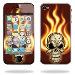   Apple iPhone 4 or iPhone 4S AT&T or Verizon 16GB 32GB   Burning Skull