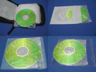 100 Round Bottom CD DVD R Disc inner Bags Sleeve  