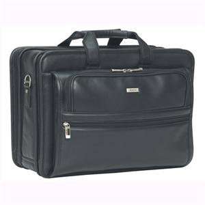  NEW Leather Laptop Portfolio Black (Bags & Carry Cases 