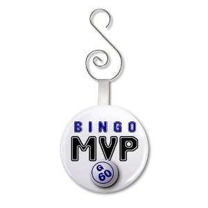  BINGO MVP 2.25 inch Button Style Hanging Ornament 
