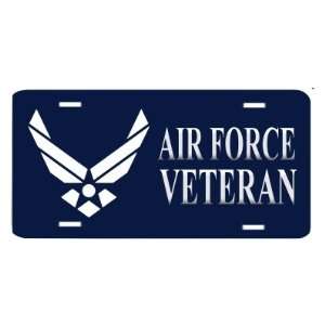  USAF US Air Force Veteran License Plate Automotive